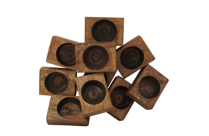 Rustic Single hole Cheese mold candle holders