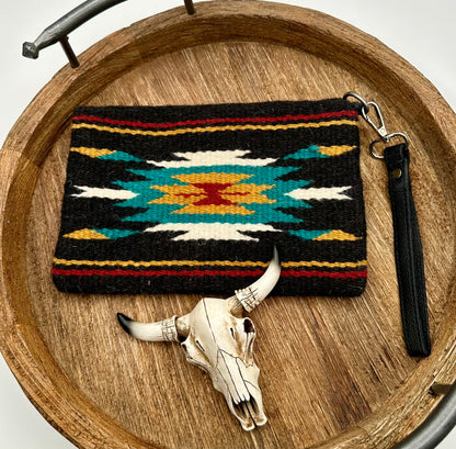 Southwest Handwoven Wool Wristlet
