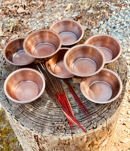 Copper tin cheese mold inserts