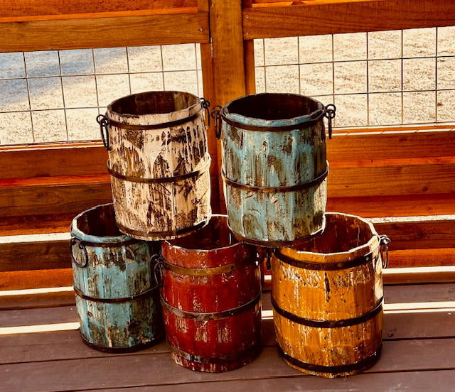 Rustic trim buckets